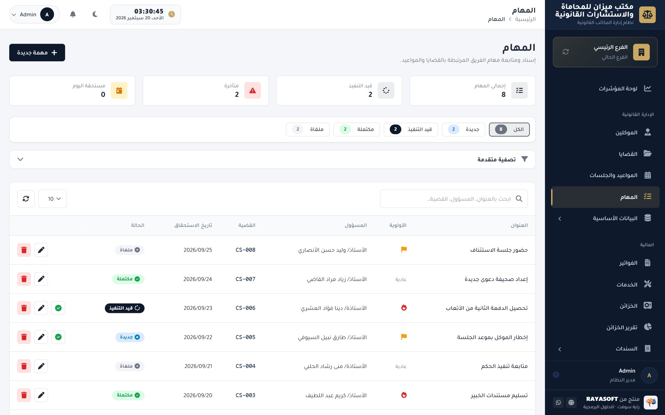 المهام